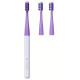 Orthodontic toothbrush with replaceable brushes (3pcs), Purple